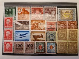 Deutsches Reich Briefmarken POSTFRISCH