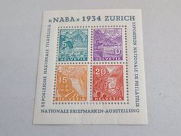 NABA - Block 1934, postfrisch**, ab 1.-