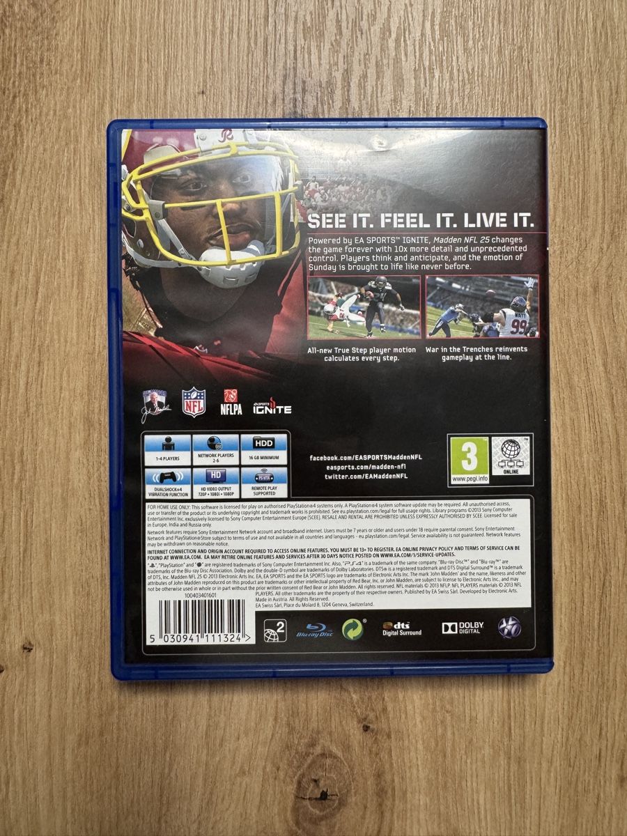 Sony Giochi: Madden NFL 25 - PS4 - Top Zustand – Usato da Biberist venduto da etesummer 1