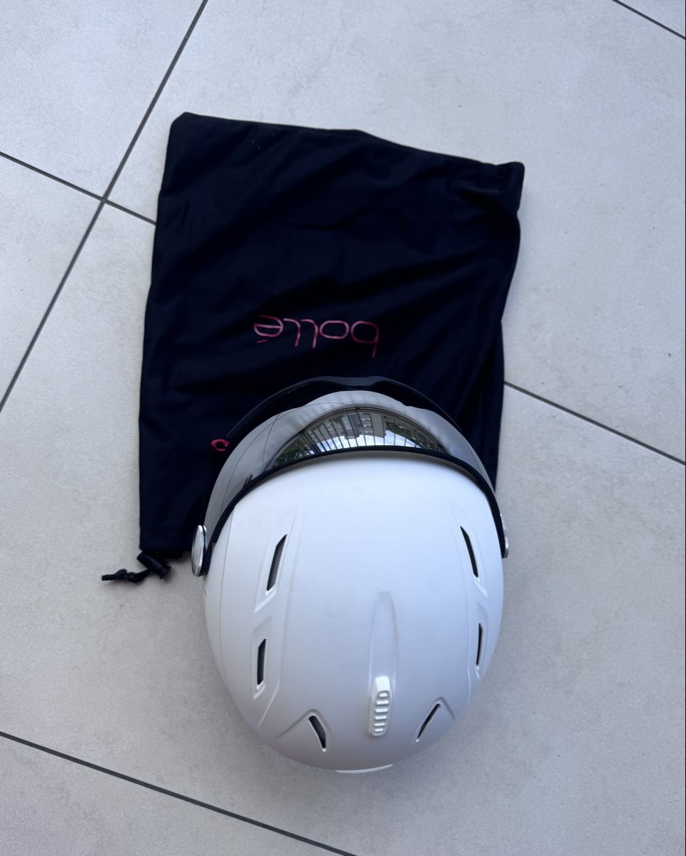 Caschi: Weisser Skihelm mit Visier – Nuovo (secondo la descrizione) da Frauenfeld venduto da sophiaverkauft 2