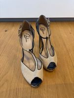 Sommerliche Plateau High Heels Stiletto - Vintage