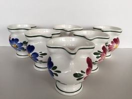 6 x saucières en céramique de Nyon