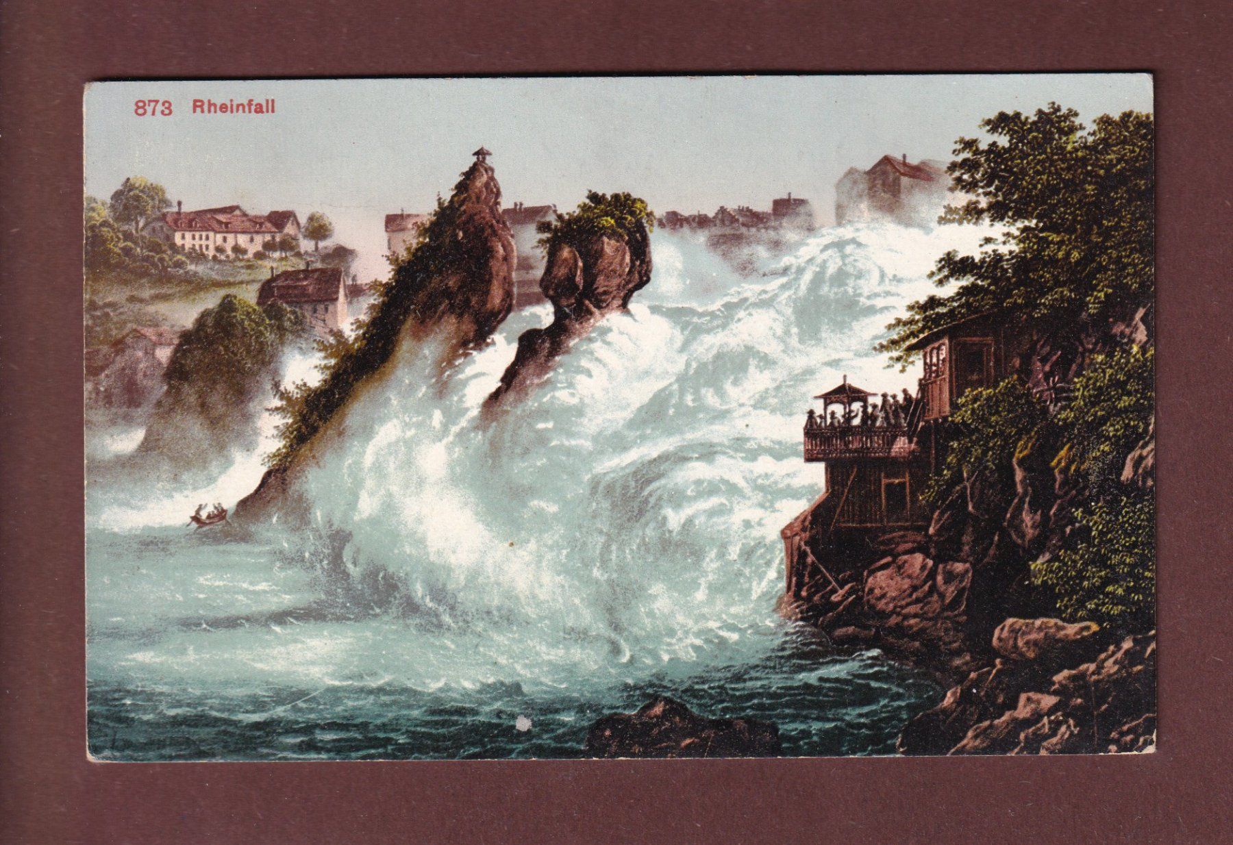 Cartes postales: RHEINFALL - 1909 – D'occasion à Pully par nicecards-shop