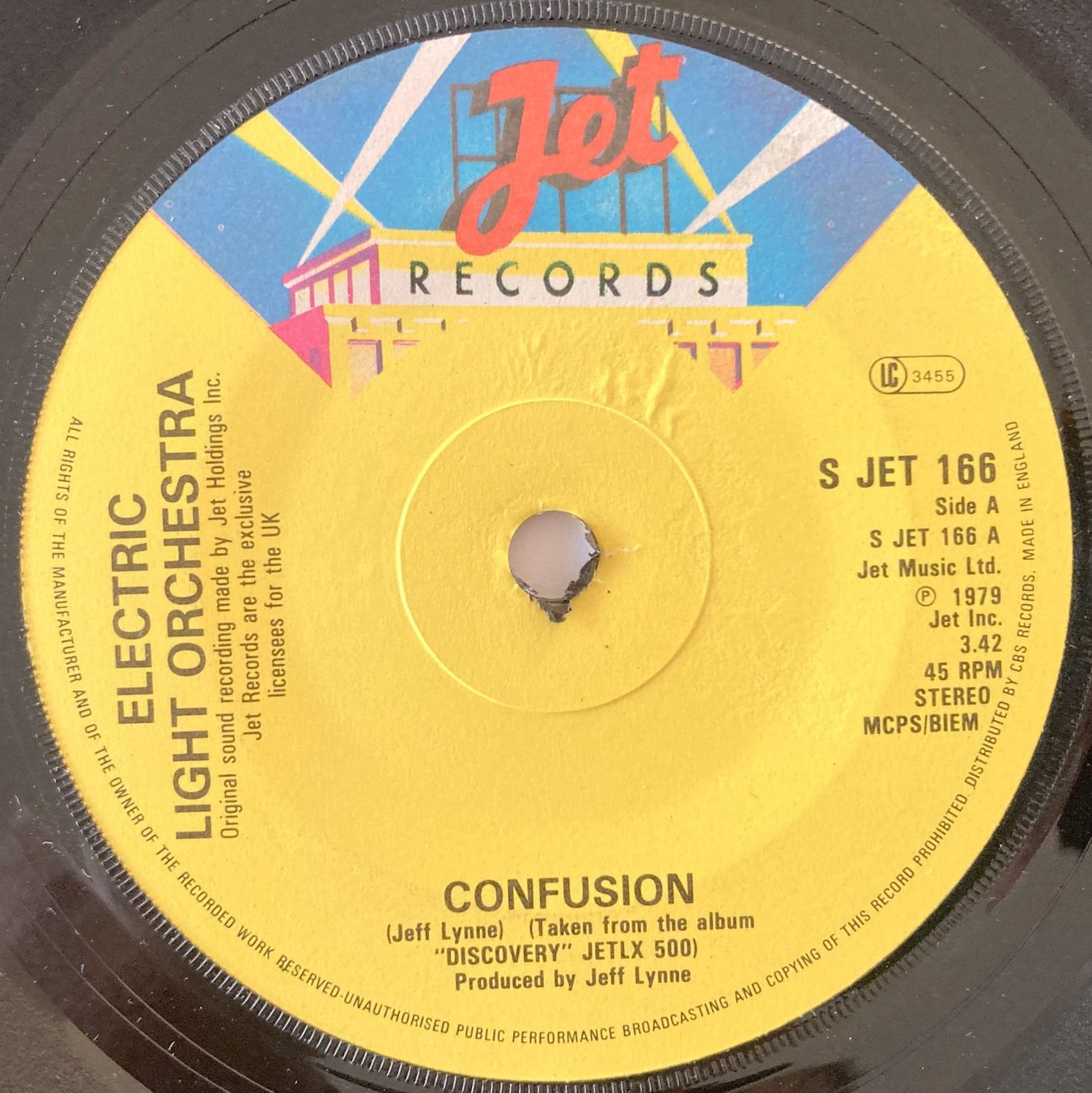 Vinyles: ELECTRIC LIGHT ORCHESTRA - CONFUSION – D'occasion à Bottens par hotter-than-hell 2