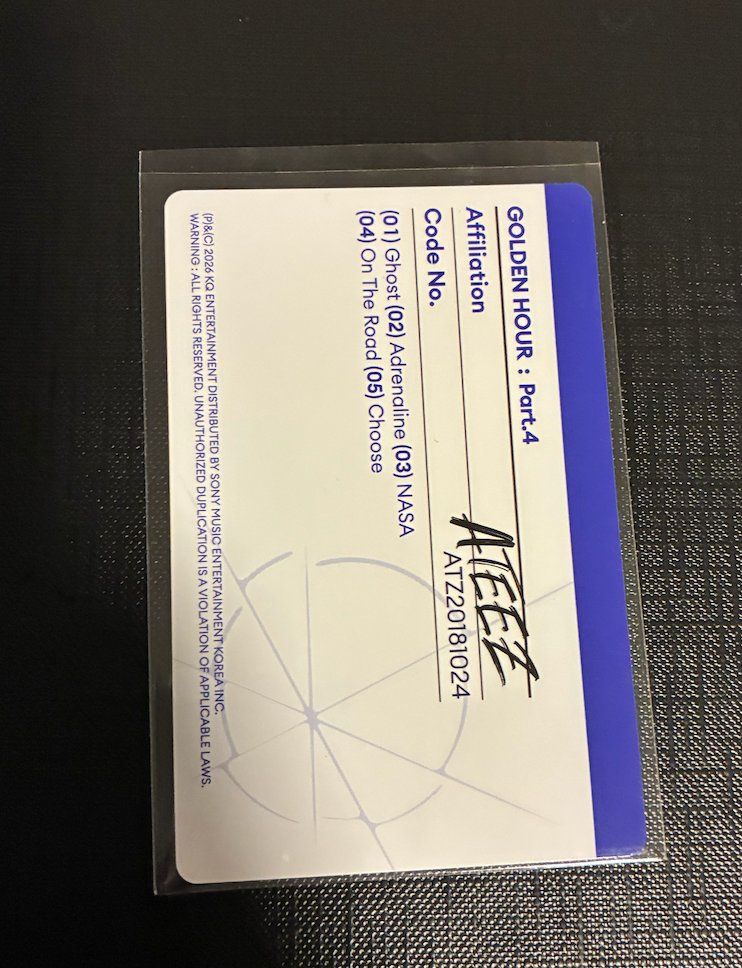 Carte collezionabili: ATEEZ - Hongjoong – Usato da Uster venduto da ali_mp6n 1