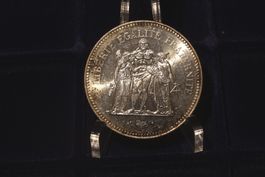 Silber 50 Francs Frankreich 1973 fast Prägefrisch