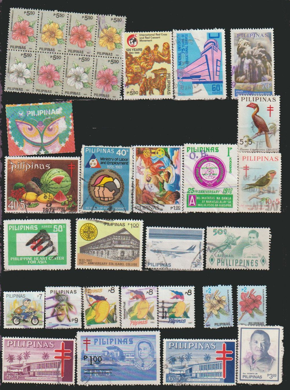 Alle Briefmarken: Philippines collection 1960-1990 – Gebraucht aus Crans-Montana von kira56 1