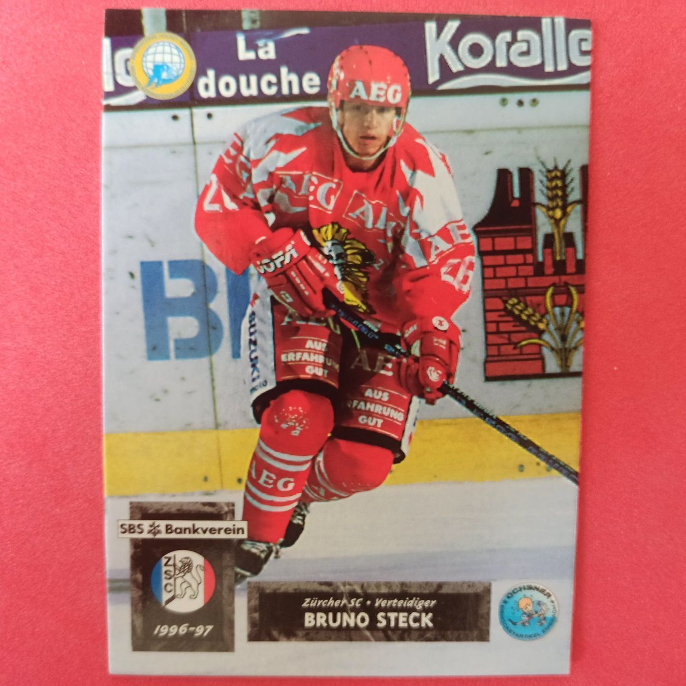 Carte collezionabili: Bruno Steck - ZSC CARD - 1996/97 – Usato da Dübendorf venduto da kb86_MOVIE