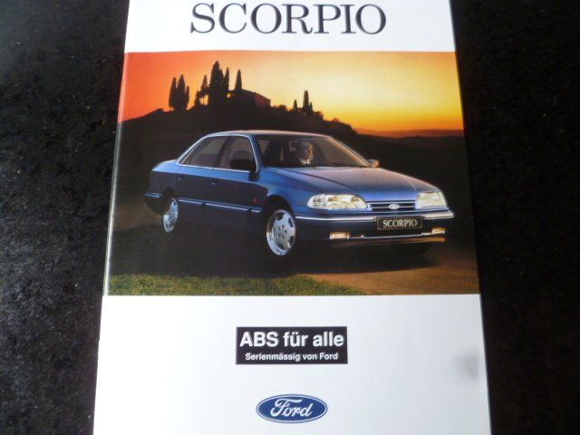 Ford Documenti: Ford Scorpio Prospekt 2.1992 – Usato da Zofingen venduto da sosalinos01