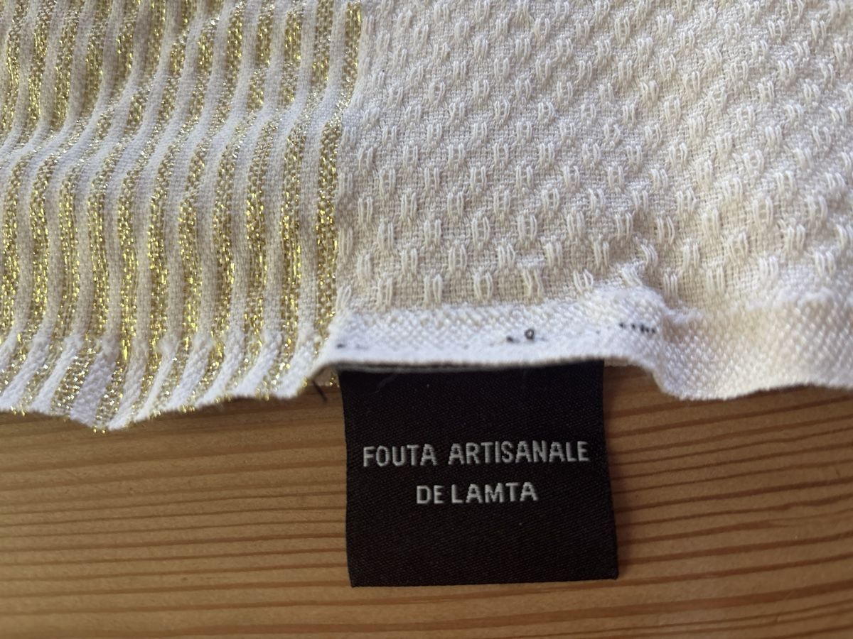 Teli da bagno: FOUTA coton écru/or 98x180 – Nuovo (secondo la descrizione) da Arbaz venduto da nin_zqc6 1