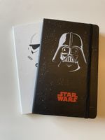 2 Star Wars Notizbücher, Darth Vader & Stormtrooper (neu!)