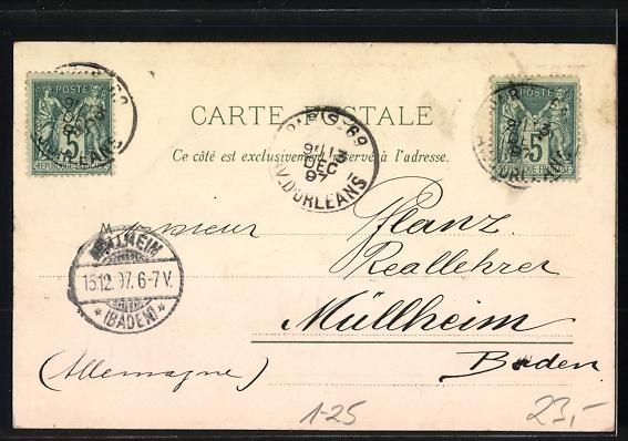 Cartoline postali: Litho Souvenir de la visite de le Csar N – Usato da Berlin venduto da bartko-reher 1