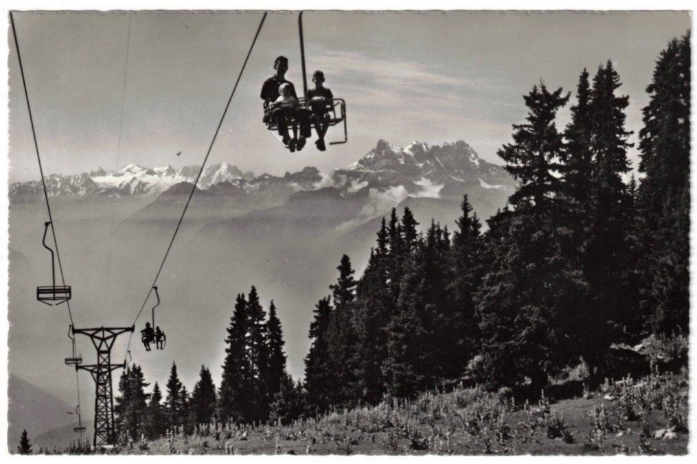 Cartes postales: Leysin - Sessellift Solacyre – D'occasion à Binningen par Mountainrider