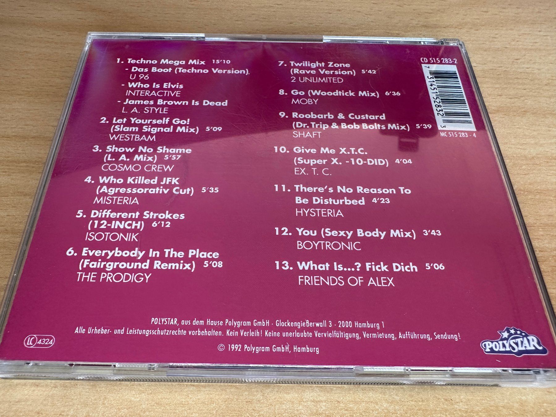 CD: Various – Techno – Usato da Rikon im Tösstal venduto da Alpenmutz 1