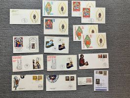 15 Belege Weihnachten 1976-95