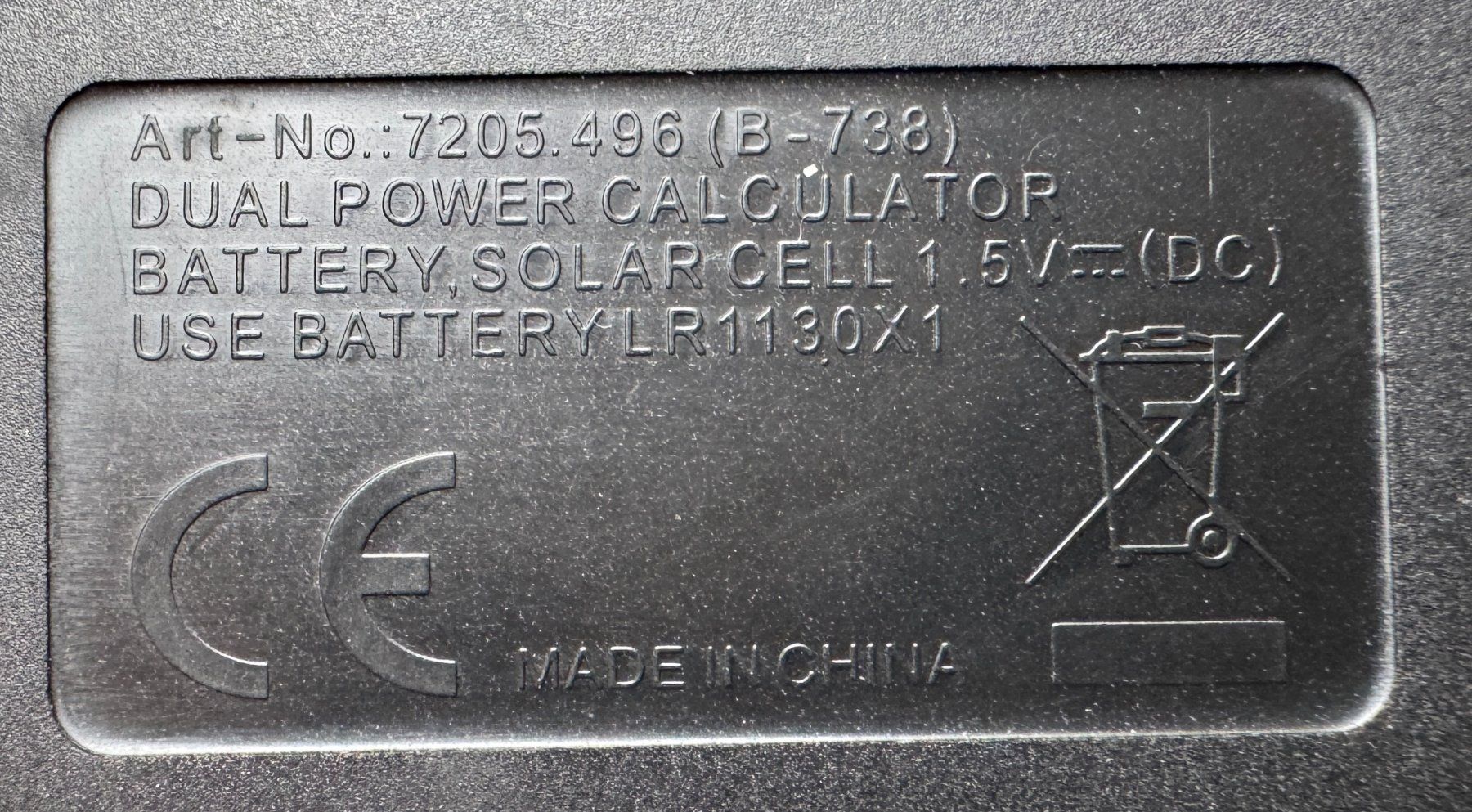 Calcolatrici tascabili: Taschenrechner, silbern, silver – Usato da Winterthur venduto da YaV 3