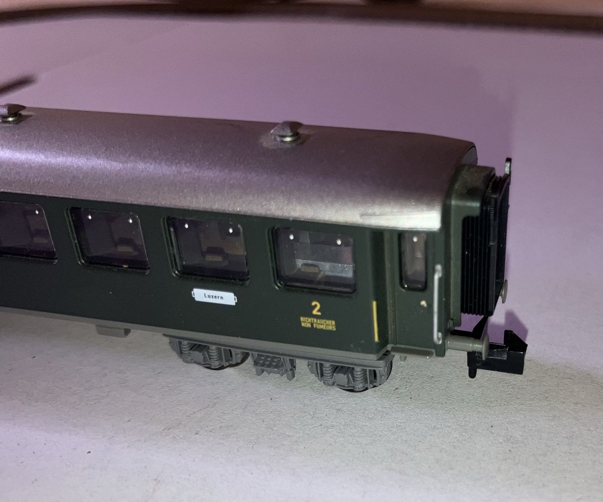 Fleischmann Trains électriques: Voiture lourde des CFF Fleischmann échelle N – D'occasion à Dompierre VD par immorentes 4