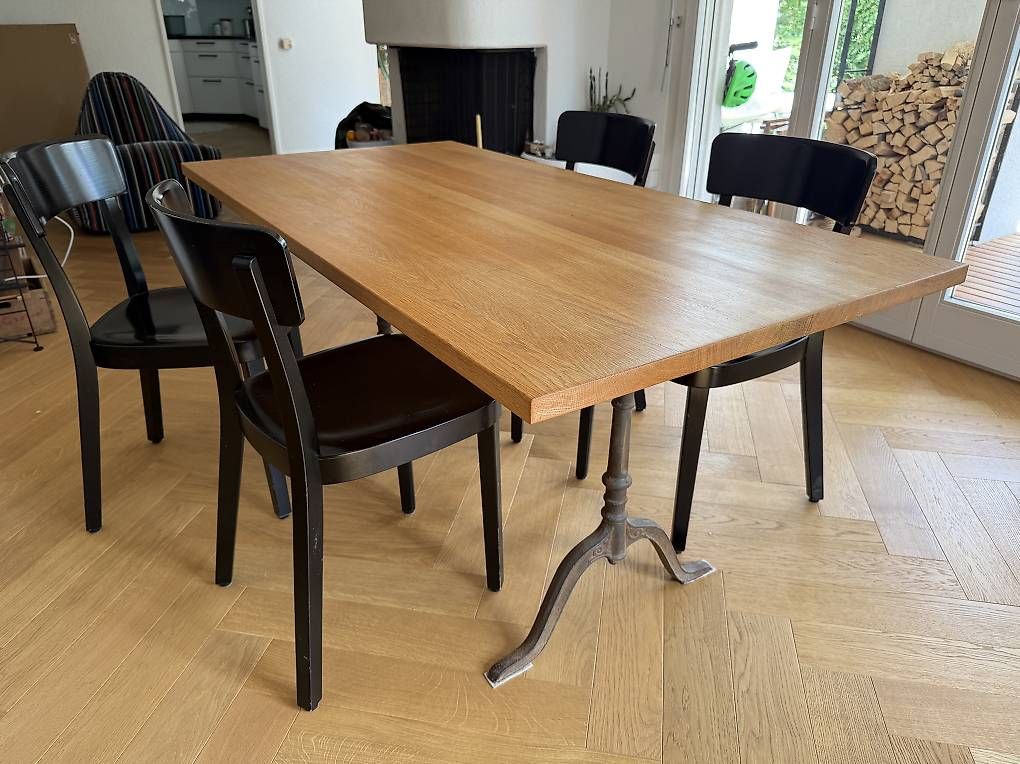 Tische: Holztisch Eiche 160x80 – Gebraucht aus Binningen von cosmonaut576 2