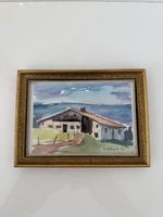 Aquarelle originale Roland COLLIARD 1999 - Ferme du Jura