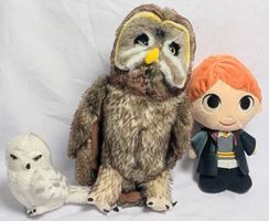 3x Harry Potter Plüsch Figuren - Plüschtier