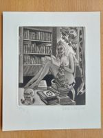Exlibris Silvana Martignoni - Original Aquatinta Erotik sign