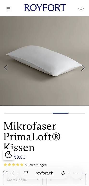 Cuscini: Royfort Kissen Primasoft NEU – Usato da Thalwil venduto da Chiarutscha