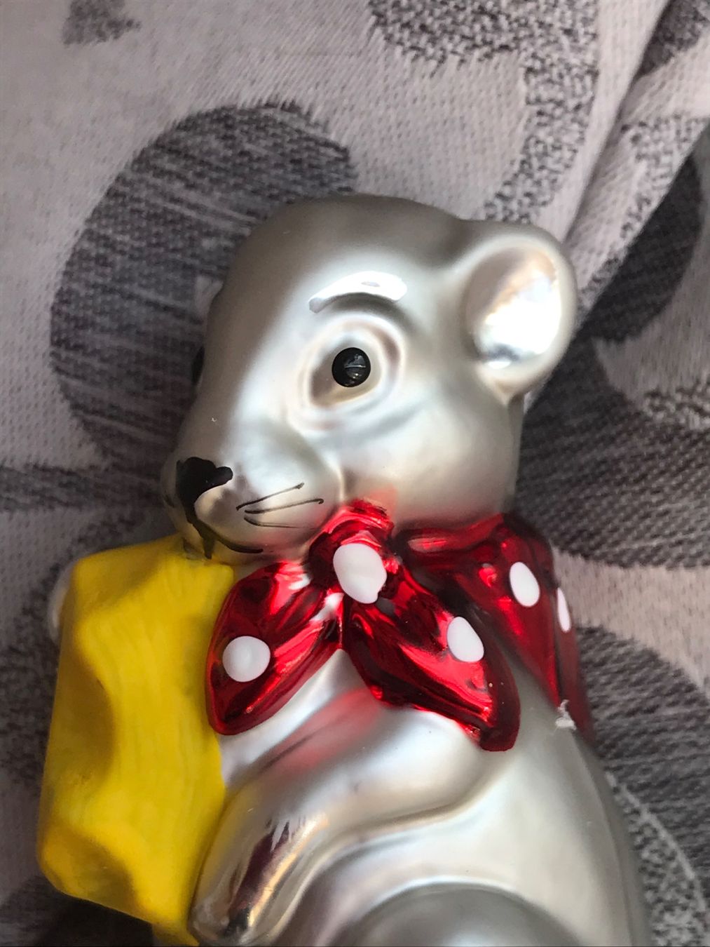 Alle Dekorationen: Maus mit Käse Mäuschen Christbaumschmuck – Neu und originalverpackt aus Alpnach Dorf von marvo 2