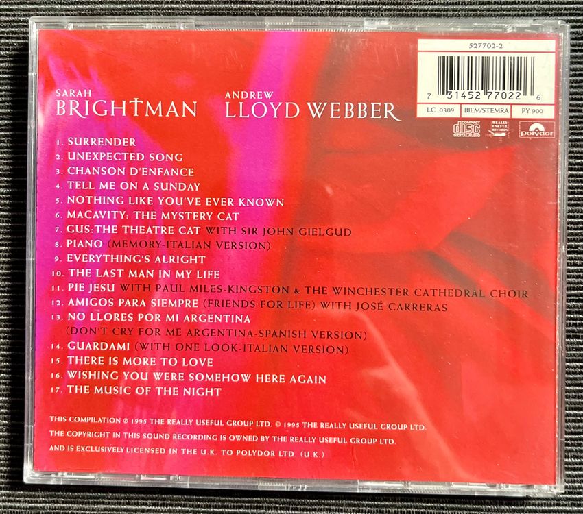 Sarah Brightman the Andrew lloyd Webber - Surrender 3