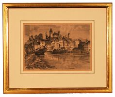 CLOSS ADOLF (1840-1894), HOLZ-STICH VON RAPPERSWIL SG