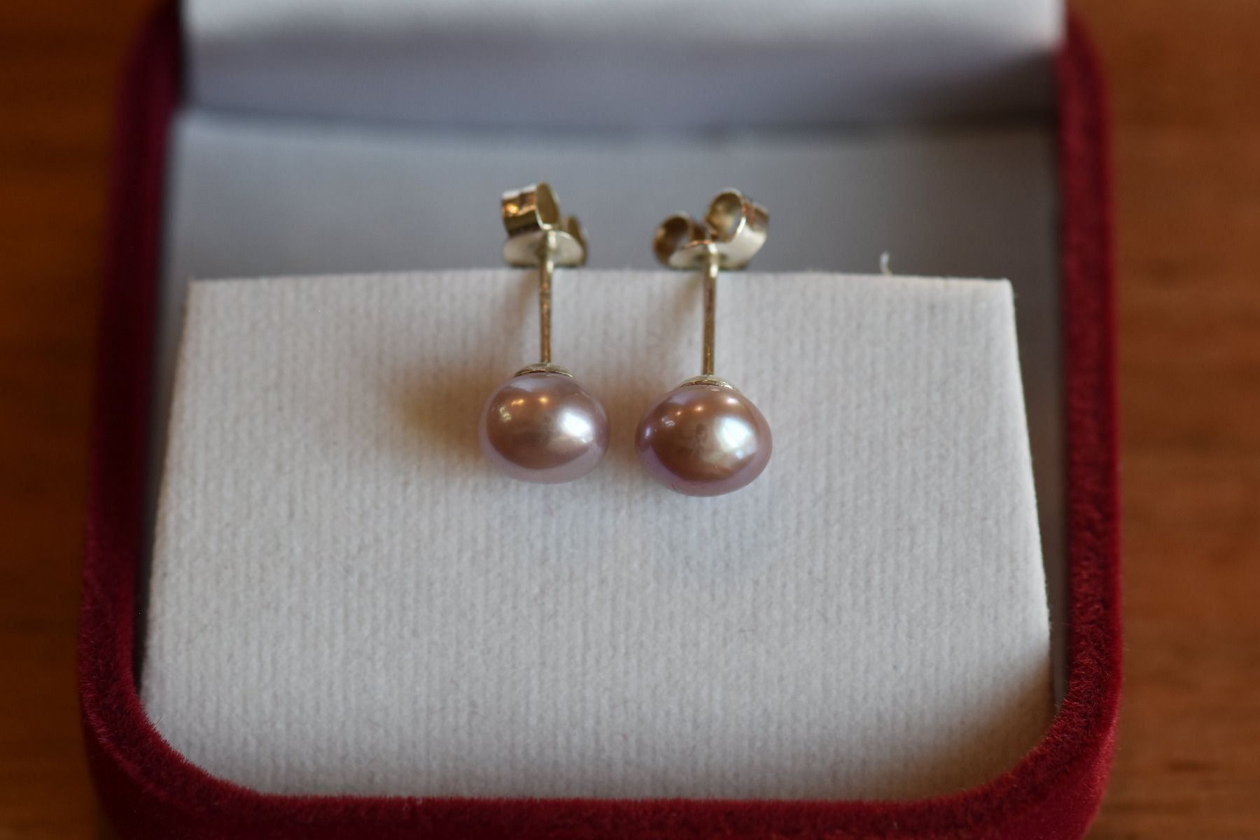 Orecchini pendenti & Orecchini a lobo: Natural Pink Perlen Silver Ohrring – Nuovo (secondo la descrizione) da Bévilard venduto da Yougems 3