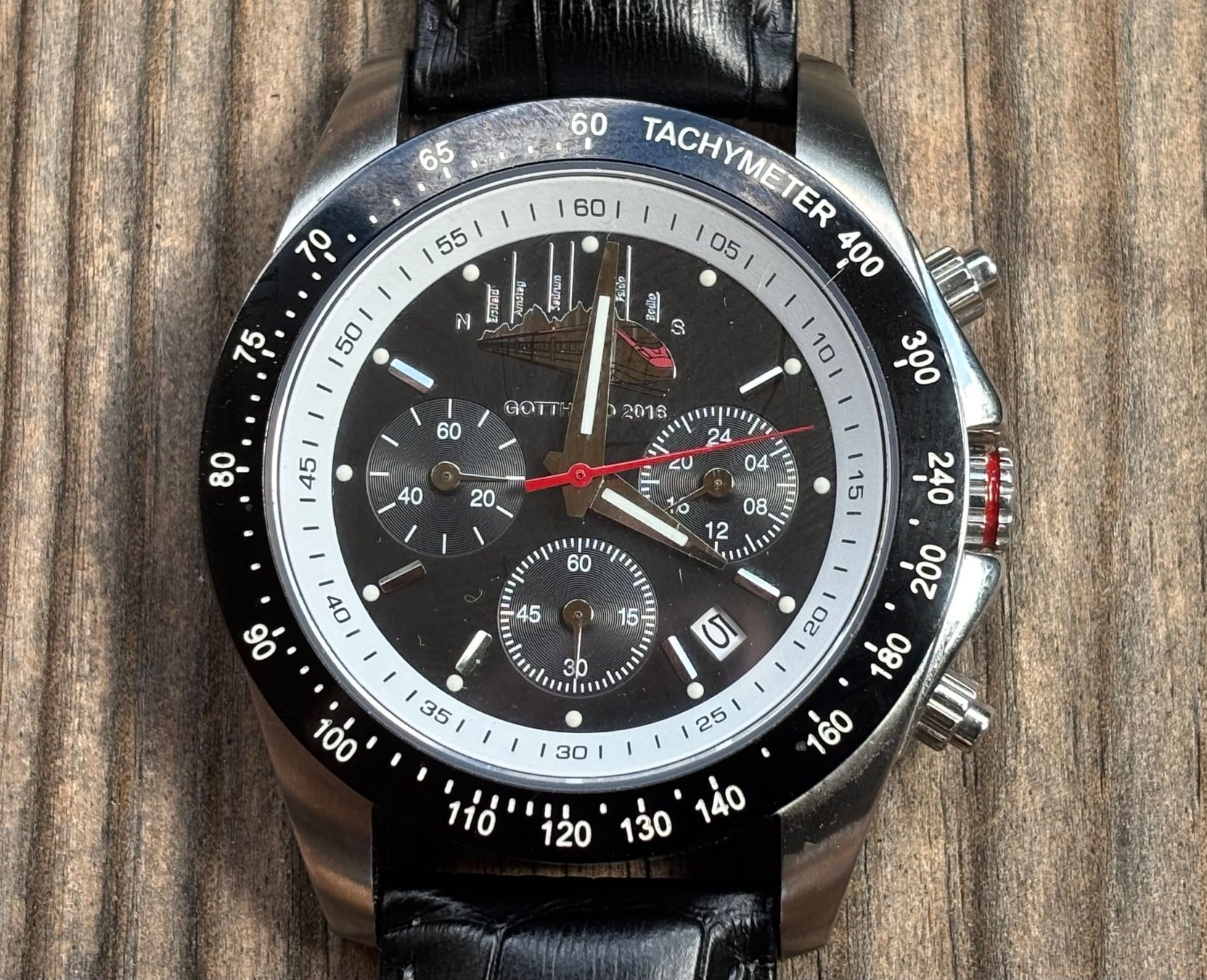 Uhren: neuwertiger Chronograph GOTTHARD 2016 – Gebraucht aus Lüchingen von Eeizo 5