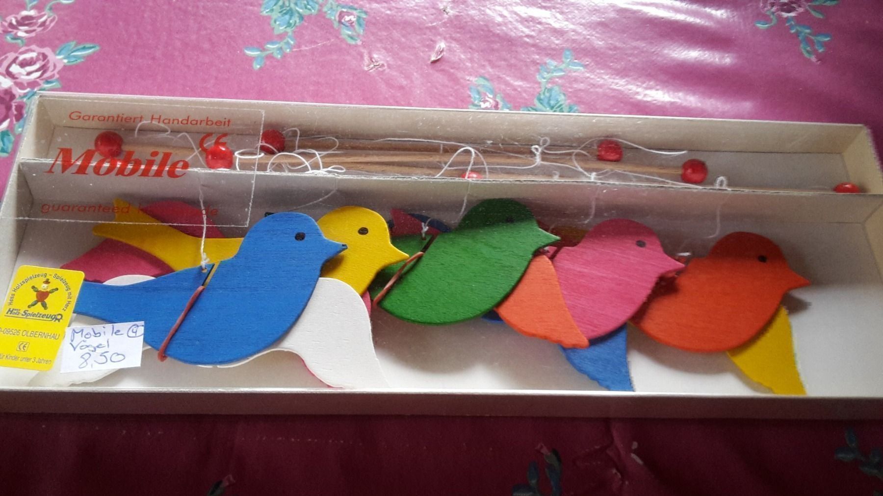 Giocattoli: Holzmobile Vögel bunt – Nuovo e nell'imballaggio originale da Schwarzenburg venduto da Flamingo07 1