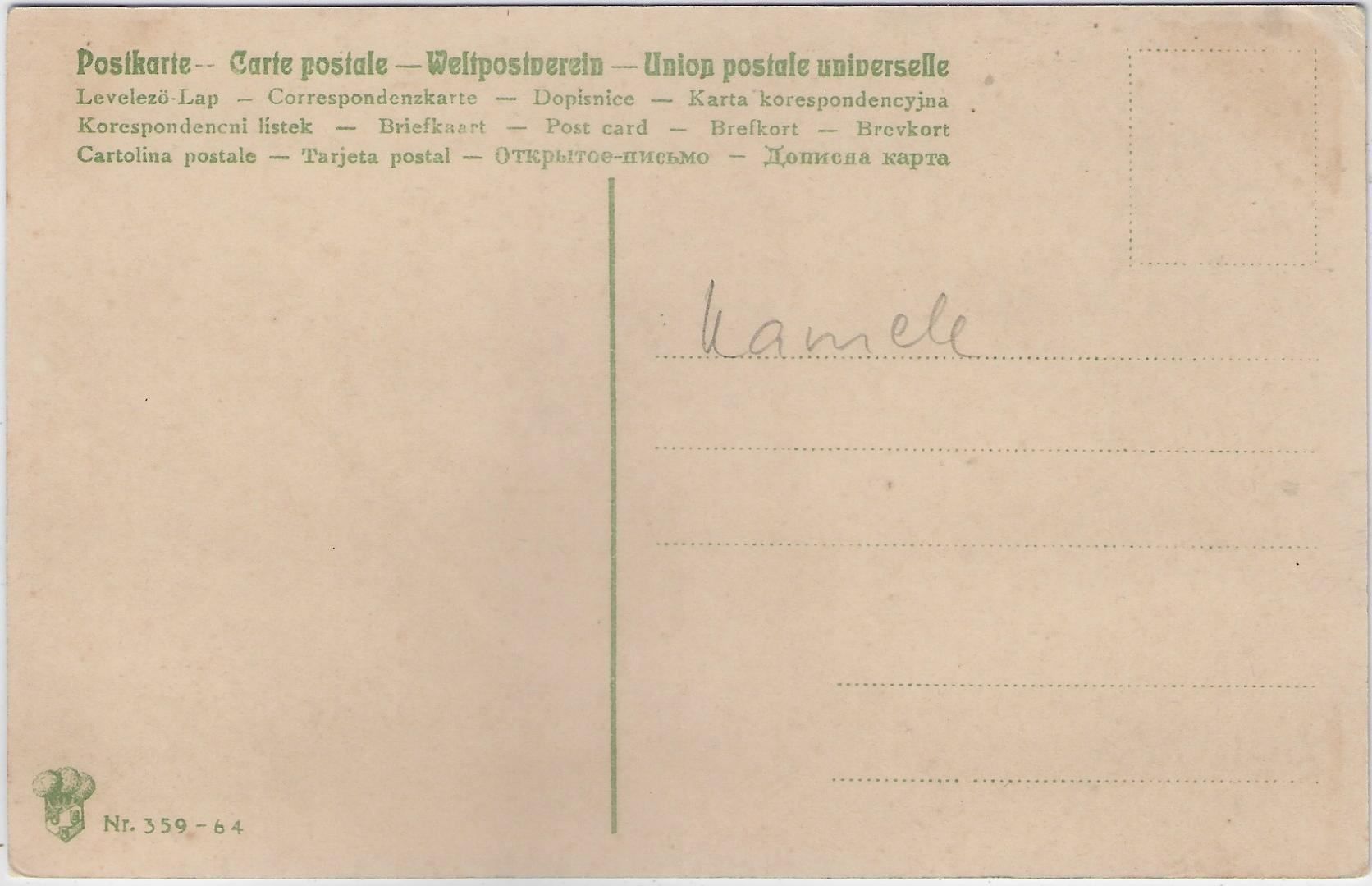 Cartoline postali: Karawane - Kamele - Wüste - Litho – Usato da Ettingen venduto da Kartenplanet 1