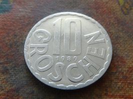 AUTRICHE  10  Groschen  1989