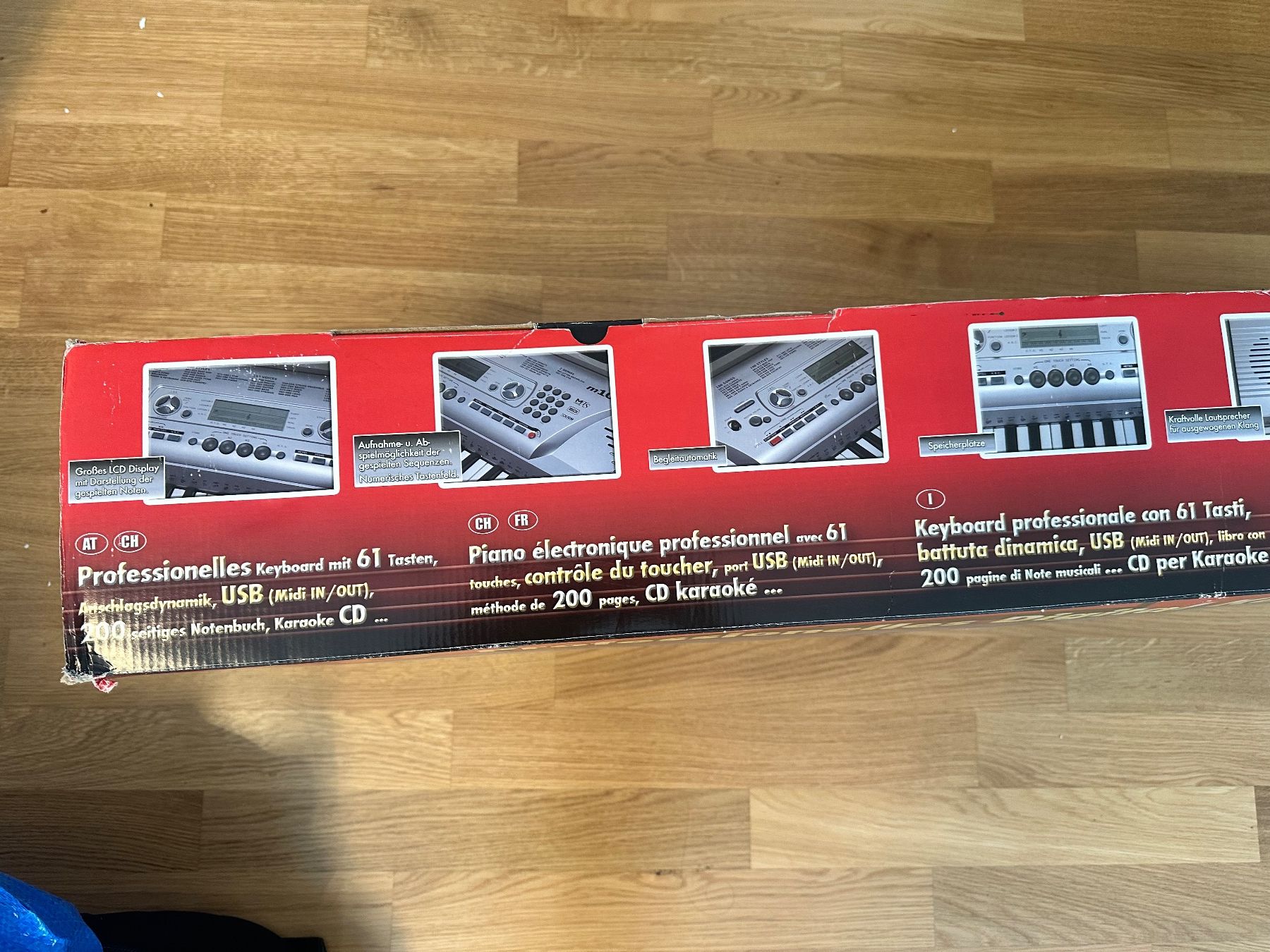 C.Giant Strumenti musicali: Professionelles Digital Keyboard mit 61 Tasten, Lernbuch ... – Usato da Basel venduto da Orell_imahorn 2