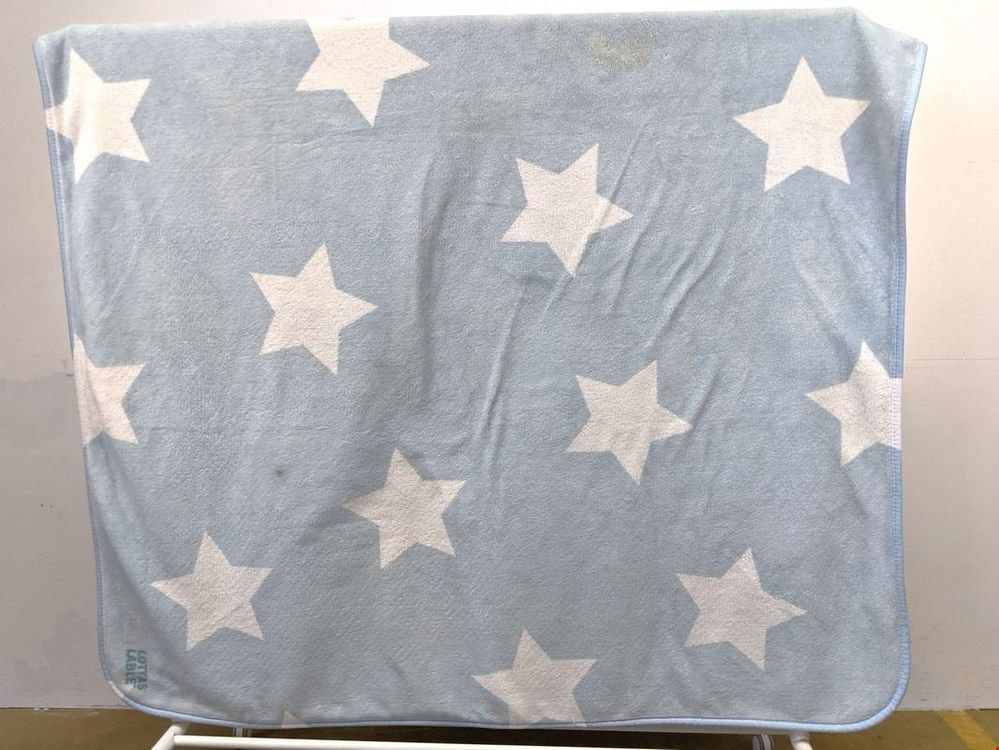 Interbaby Babydecke Dunkelblau Mit Blasen-Relief - Ultraweich Aus Microfleece, 80x110 Cm, Kuschelig Warm
