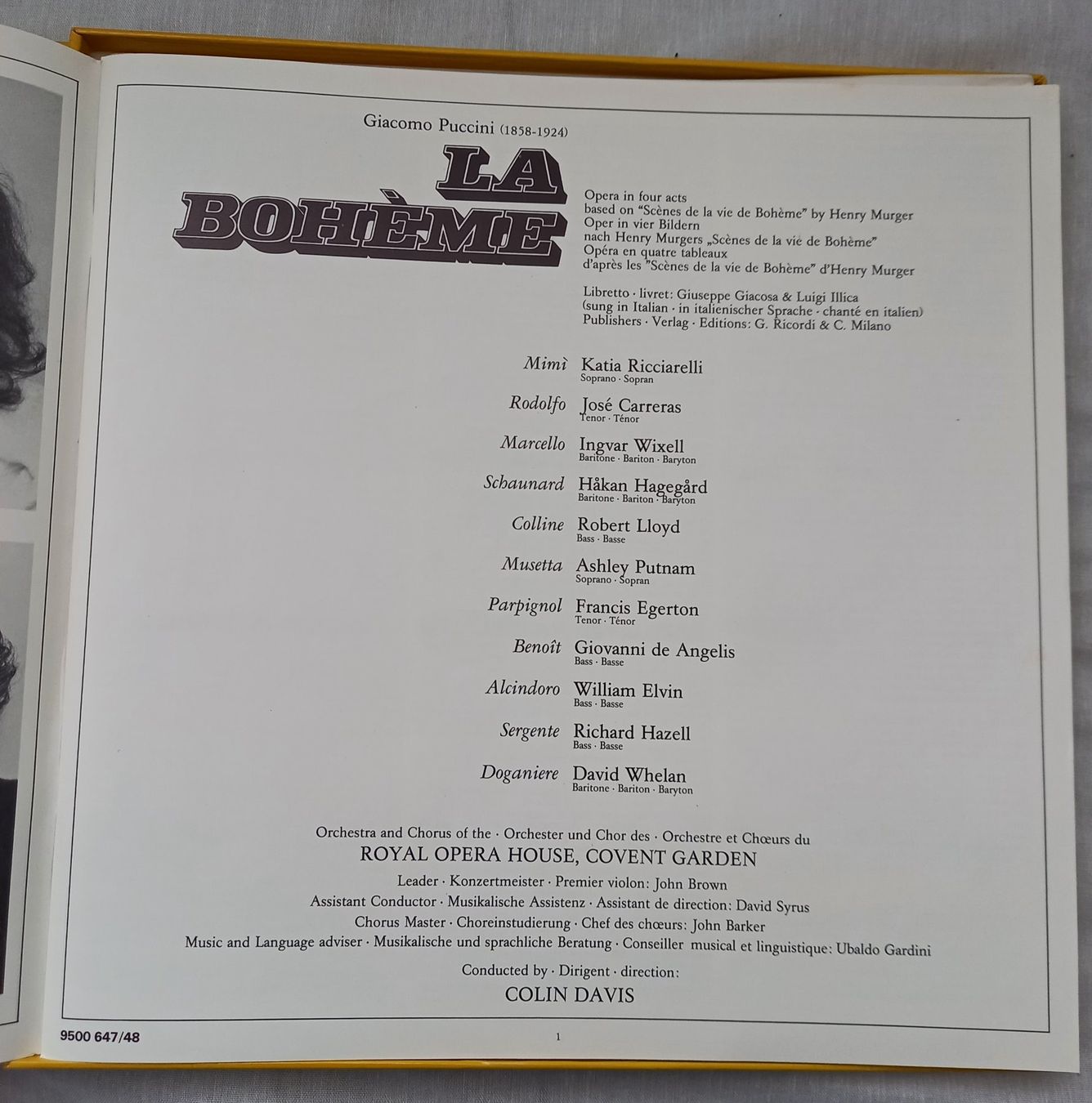 Dischi in vinile: KLASSIK-Sammlung "LA BOHÈME" – Nuovo (secondo la descrizione) da Binningen venduto da mar_2jlr 5