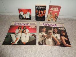 *** Fan-Paket ABBA *** / Bücher und Ritblocks