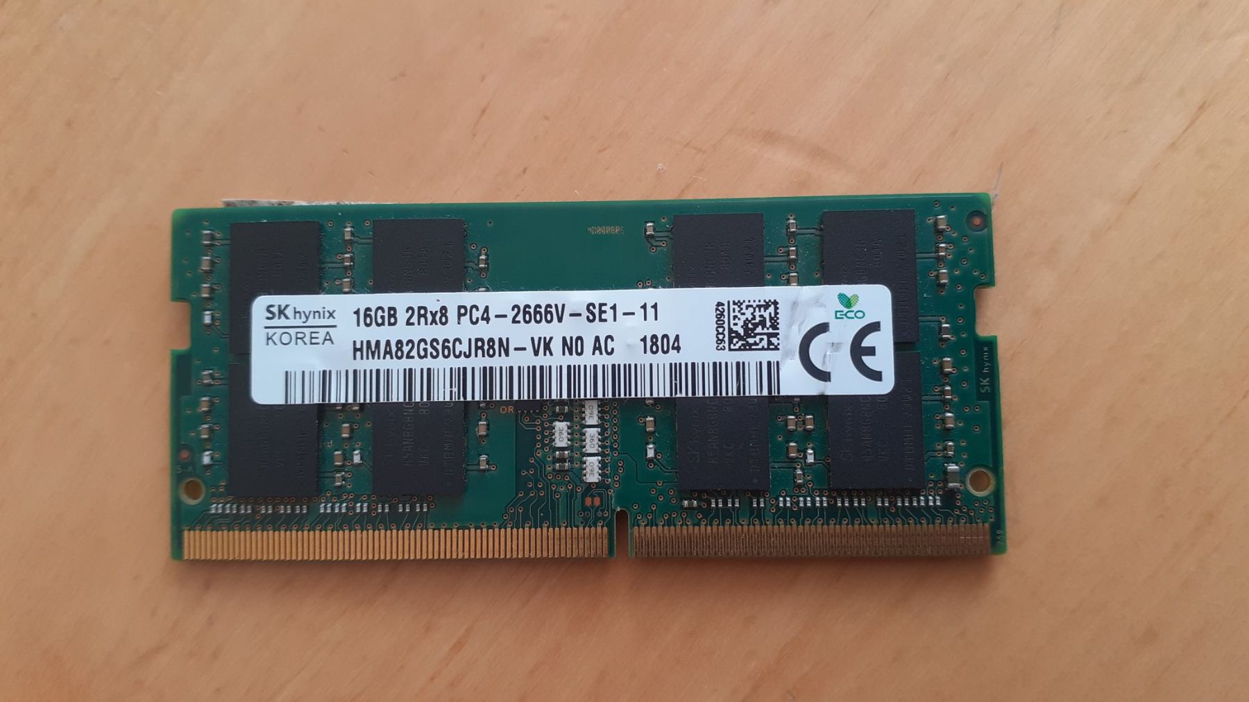 Memoria / RAM: 16GB Ram DDR4 Notebook – Usato da Chur venduto da Blackbook