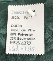6 STOFF SERVIETTEN NEU