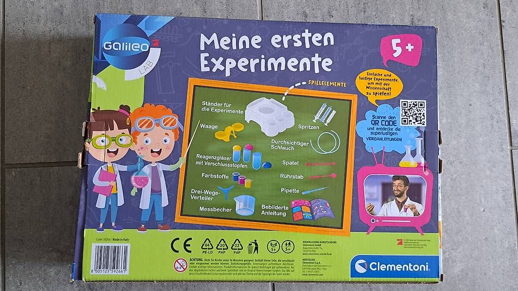 Spiele: Clementoni meine ersten Experimente – Neu und originalverpackt aus Udligenswil von pablo_picante 1