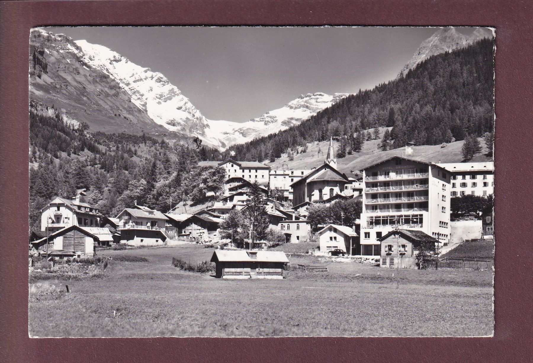 Cartoline postali: LEUKERBAD - Teilansicht - 1964 – Usato da Pully venduto da nicecards