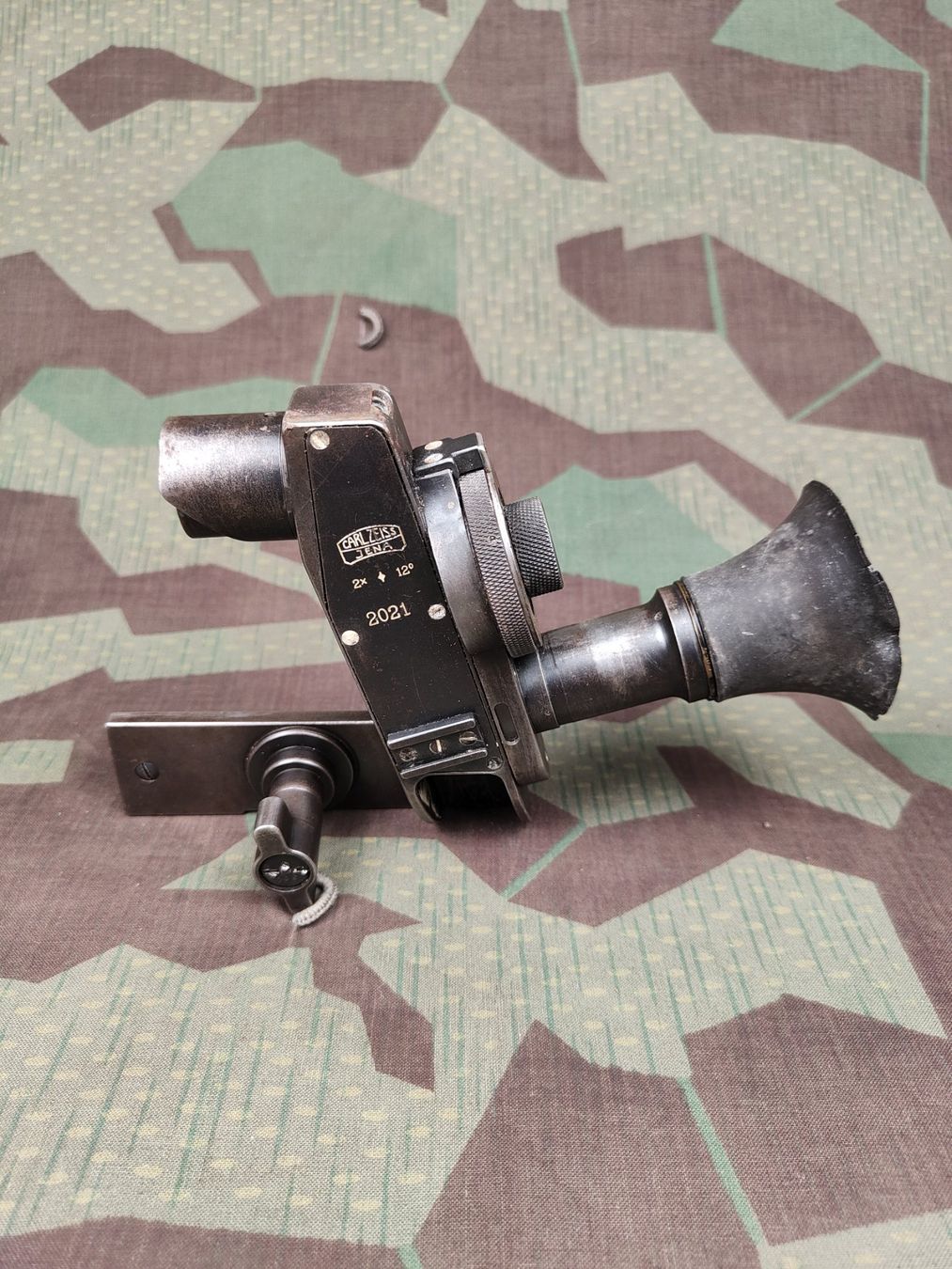 Schweizer Armee Armi bianche: Zielfernrohr zu MG11 mit Tragetasche – Usato da Bauma venduto da SwissMilitaria 4