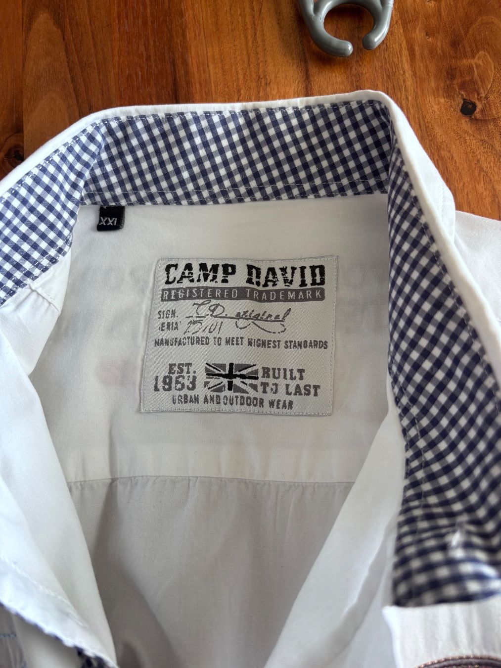 Camp David Hemden: Camp David Freizeithemd weiss L – Gebraucht aus Balsthal von Uroby 4
