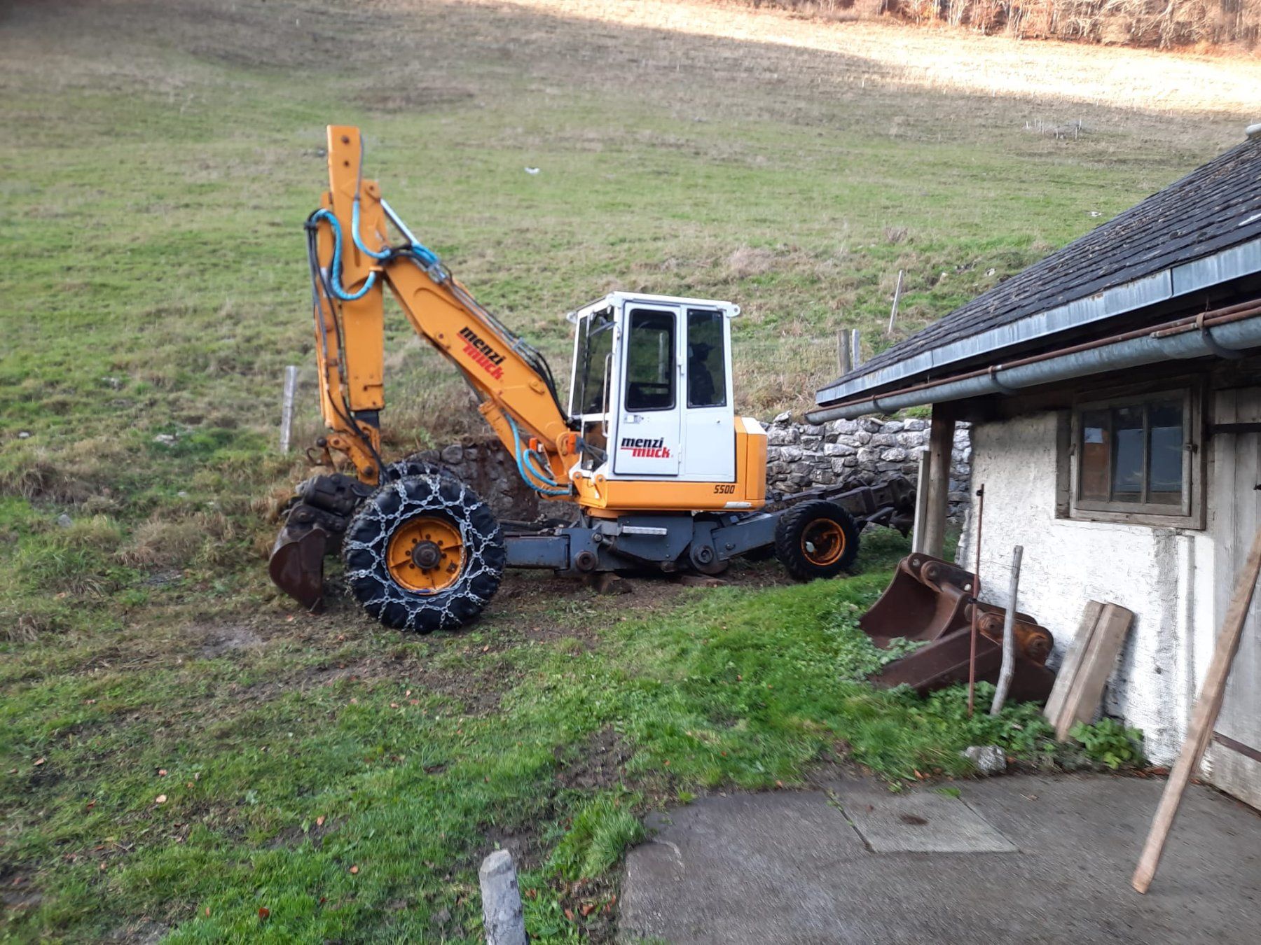 Bagger: Menzi Muck 5500 – Gebraucht aus Charmey (Gruyère) von Balinea 3