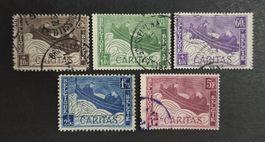 Belgien 1927, Satz gestempelt