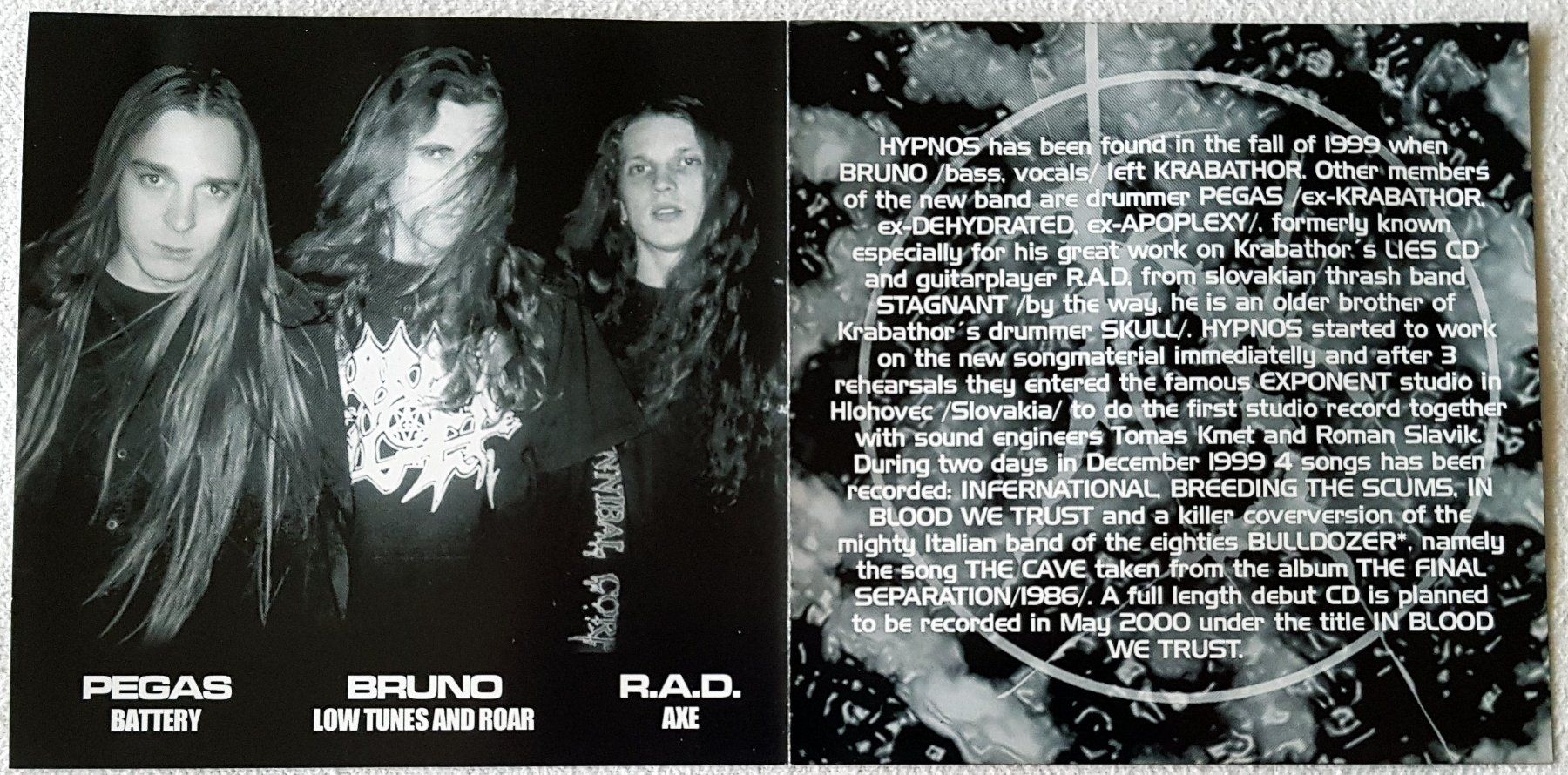 CD: Hypnos - Hypnos - CD - 2000 - First Press – Usato da Uster venduto da Zardodel 4