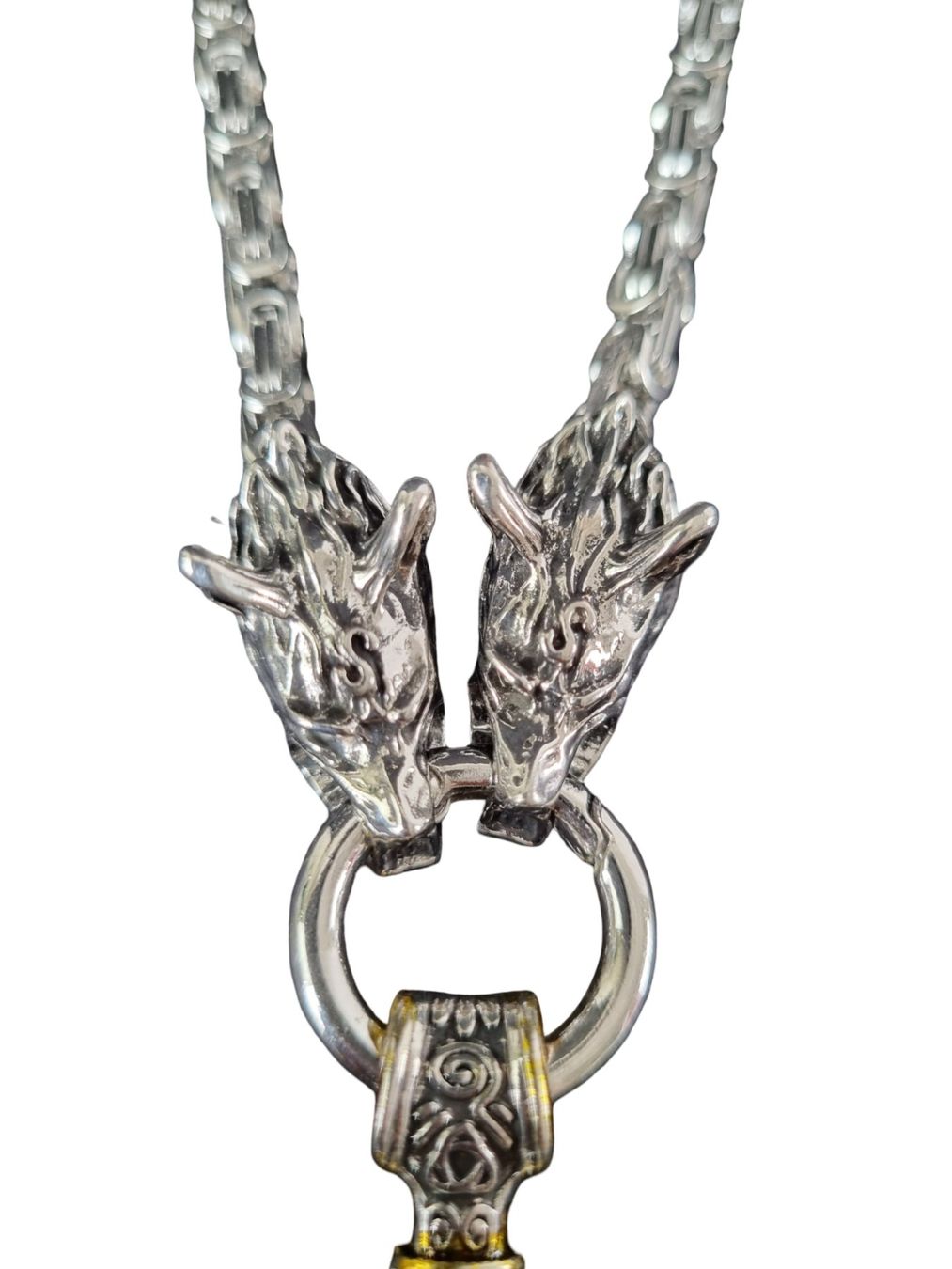 Catenine: Wikinger Mjolnir Wolfskopf-Halskette – Usato da Wangen b. Olten venduto da Restwert_Wangen 3