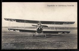 Foto-AK Sanke Nr. 406: Doppeldecker-Flug