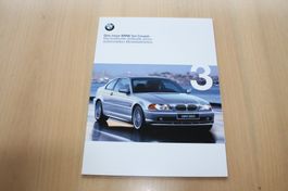 BMW 3er Coupé Prospekt E46 1999